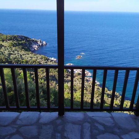 Triple Studio Room With The Most Beatifull View In Mylopotamos Tsagarada Esterno foto