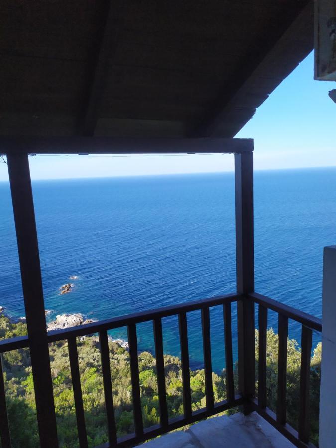 Triple Studio Room With The Most Beatifull View In Mylopotamos Tsagarada Esterno foto